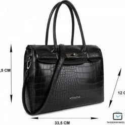 Goedkoop ๐ Aanbiedingen ๐ Wimona Liona 5005 Handtas / Schoudertas - Zwart โ๏ธ โญ 23 Goedkoop ๐ Aanbiedingen ๐ Wimona Liona 5005 Handtas / Schoudertas - Zwart โ๏ธ โญ -Tassen-Dames Verkoop 550x514 4