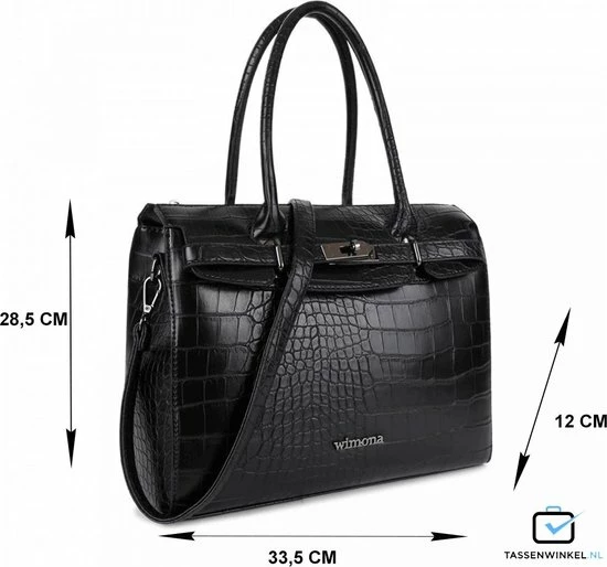 Goedkoop ๐ Aanbiedingen ๐ Wimona Liona 5005 Handtas / Schoudertas - Zwart โ๏ธ โญ 13 Goedkoop ๐ Aanbiedingen ๐ Wimona Liona 5005 Handtas / Schoudertas - Zwart โ๏ธ โญ - Afbeelding 11