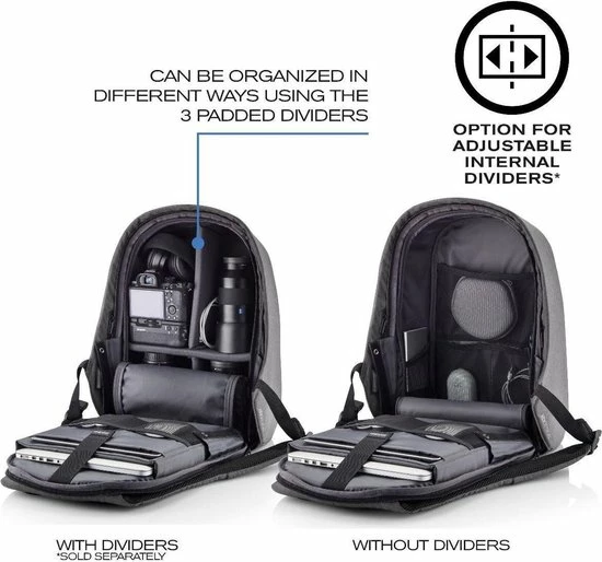 Groothandel 🤩 Beste Verkoop ✔️ XD Design Bobby Hero XL - Anti-Diefstal Rugzak 21.5 Liter - Grijs 👍 👏 20 Groothandel 🤩 Beste Verkoop ✔️ XD Design Bobby Hero XL - Anti-Diefstal Rugzak 21.5 Liter - Grijs 👍 👏 - Afbeelding 18