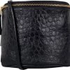 Beste Pirce ✔️ Kopen 🌟 Fred De La Bretoniere Dames Crossbody Tas / Schoudertas - Croco - Zwart 🎁 💯 -Tassen-Dames Verkoop 550x520 1