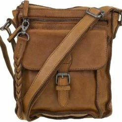 Coupon 💯 Aanbiedingen 😀 DSTRCT Harrington Road Leren Schoudertas - Cognac ✨ 💯