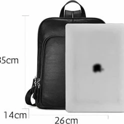 Begroting 🥰 Top 10 😉 Bostanten | Lederen Rugzak | Casual Reistas | Handtas | College Tas | Multi- Compartiment | Met Ruimte Voor Tablet En Laptop | Damestas | Nappa Leer | Zwart 🔥 🎉 -Tassen-Dames Verkoop 550x521