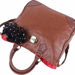 Kopen 🔔 Begroting 🔥 Verschillend Grote Bruine Leren Handtas 😀 ✨ -Tassen-Dames Verkoop 550x521 6