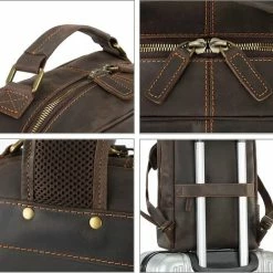 Flash-uitverkoop 💯 Kopen 🎁 Maris Quality Leather - Leren Laptop Rugzak - Echt Leer - Laptoptas 15 6 Inch - Hoge Kwaliteit - 15.6 Inch Laptop - Rugzak Heren - Rugzak Dames - Laptoptas - Rugtas - Unisex 💯 🛒 -Tassen-Dames Verkoop 550x522 9