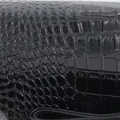 Uitgang 😍 Hete verkoop 😍 Scapino Croco Dames Schoudertas - Zwart ⌛ ❤️ -Tassen-Dames Verkoop 550x524 6