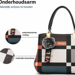 Coupon 🛒 Flash-uitverkoop 🎁 ZILOU® Schoudertas - Handtas - Compact - Dames - Beige 🤩 ⭐ -Tassen-Dames Verkoop 550x527 5