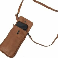 Gloednieuw 😍 Top 10 ❤️ Bear Design Elske-Ahana Leren Telefoontasje - Taupe 🎉 💯 -Tassen-Dames Verkoop 550x528 7