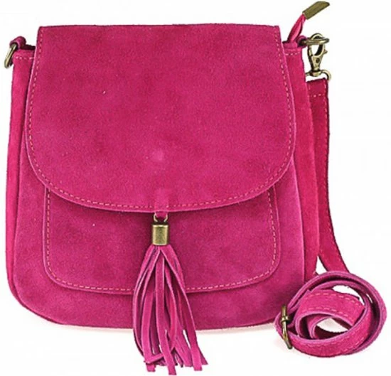 Goedkoop β Goedkoop β€οΈ Borse In Pelle Suède Schoudertas Tassle - Fuchsia - Suède - Italiaans Leder π π 3 Goedkoop β Goedkoop β€οΈ Borse In Pelle Suède Schoudertas Tassle - Fuchsia - Suède - Italiaans Leder π π