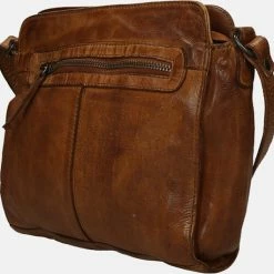 Gloednieuw 🎁 Coupon 🎉 Bear Design Olivia Leren Schoudertas - Cognac 🎉 🥰 -Tassen-Dames Verkoop 550x530 5