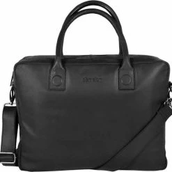Beste Verkoop 🥰 Hete verkoop 👏 DSTRCT Fletcher Street Business Laptoptas - 15 Inch - Zwart 😉 ❤️ -Tassen-Dames Verkoop 550x530 7