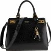 Beste recensies van 👍 Beste deal 🎉 Guess Dames Handtassen Katey Luxury Satchel - Zwart ⌛ 🔔 -Tassen-Dames Verkoop 550x532 2