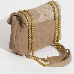 Korting 🔥 Groothandel 🌟 Merkloos Crossbodytas - Schoudertas - Suède - Zand 🌟 🎉 -Tassen-Dames Verkoop 550x534 7