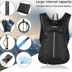 Groothandel 😍 Beste Verkoop 👏 SUPRBIRD Fiets-rugzak, Waterdicht, Mountainbike, 15 Liter, Voor Fitness, Hardlopen, Wandelen, Klimmen, Skiën, Mountainbike, Trekking, Zwart. 🎉 ✨ -Tassen-Dames Verkoop 550x538 7