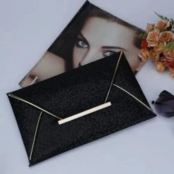 Korting 😀 Kopen ⭐ Merkloos Glitter Clutch - Tas 😍 ⭐ -Tassen-Dames Verkoop 550x539 3