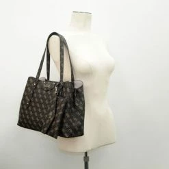 Korting ✨ Flash-uitverkoop 🌟 Guess Medium Schoudertas / Crossbody Tas Dames - Eco Brenton - Bruin 🎁 ⌛ -Tassen-Dames Verkoop 550x541 17