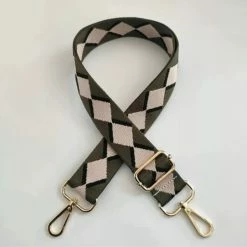 Hete verkoop 🌟 Groothandel ✔️ Wondersathome Bag Strap - Geblokt Groen - Tassenriem - Schouderband - Schouderriem Tas - Tassen Riem - Tas Hengsel - Tassen Band - Gitaar Strap - Cameratas Band - Cross Body - Verstelbare Riem - Bag Belt - Handtas Bandje 🧨 🔥