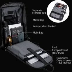 Aanbiedingen 👍 Goedkoopste 💯 Arctic Hunter Rugzak - 15,6 Inch Laptop Rugtas - Lichtgewicht - Sterk ✔️ 🤩 -Tassen-Dames Verkoop 550x544 4