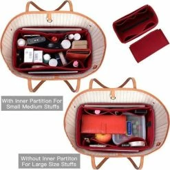 Goedkoop 🔔 Gloednieuw 😀 The Brow Effect LV, Bag Organizer, Tas Organizer, Bag In Bag, LV Neverfull MM, Speedy 35, Cherry Red, Instagram 😉 🥰 -Tassen-Dames Verkoop 550x546 2