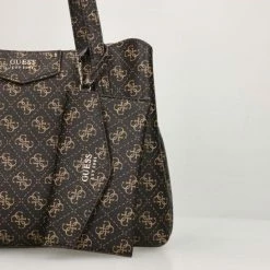 Korting ✨ Flash-uitverkoop 🌟 Guess Medium Schoudertas / Crossbody Tas Dames - Eco Brenton - Bruin 🎁 ⌛ -Tassen-Dames Verkoop 550x547 7