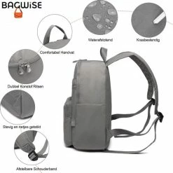 Kopen 🛒 Beste Pirce ⭐ Bagwise® Rugzak - Rugtas - 10 Lt - S - Dames - Heren - (3060) Grijs ⭐ 😉 14 Kopen 🛒 Beste Pirce ⭐ Bagwise® Rugzak - Rugtas - 10 Lt - S - Dames - Heren - (3060) Grijs ⭐ 😉 -Tassen-Dames Verkoop 550x549 18