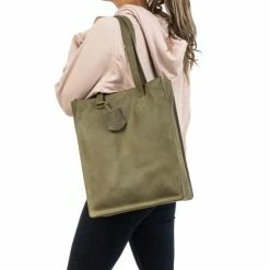 Gloednieuw ✨ Korting 👍 BURKELY Bol.com Michelle Dames Shopper 13" - Groen ⌛ 🛒 -Tassen-Dames Verkoop 550x550 1025
