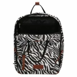 Promo 😀 Beste deal 🔥 Enrico Benetti Londen 46150 Laptoprugzak Met 14" Laptopvak - Zebra Print 🥰 🛒 -Tassen-Dames Verkoop 550x550 127