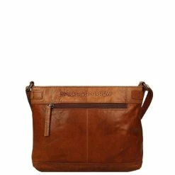 Hete verkoop 🥰 Top 10 👍 Spikes & Sparrow Kleine Schoudertas / Crossbody Tas Dames - Leer - Bronco - Cognac 🥰 🧨 -Tassen-Dames Verkoop 550x550 152