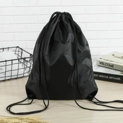 Kopen 🔔 Korting 👏 Merkloos Gymtas Met Rijgkoord - Nylon Rugzakjes – Nylon Rugzak – Licht Blauw 💯 🌟 -Tassen-Dames Verkoop 550x550 171