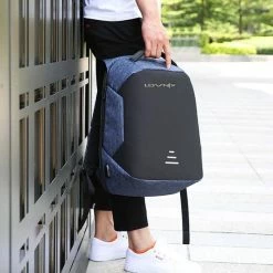 Beste Pirce 👏 Promo 🧨 Lovnix - Anti Diefstal Rugzak - Inclusief Usb Oplaadstation En 3.5mm Audio Jack - 15 Inch Laptopvak - Rood 🎉 🔥 -Tassen-Dames Verkoop 550x550 183