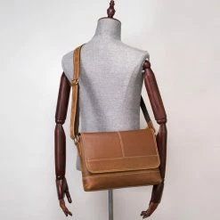 Beste Pirce 🌟 Coupon 🌟 Laptoptas Schoudertas Laptop Tas 13 3 Inch Heren Leer Licht Bruin - Urban U® ✔️ 😀 -Tassen-Dames Verkoop 550x550 245