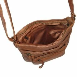 Goedkoop 👏 Begroting ✔️ Bear Design Marion Leren Schoudertas - Cognac 😀 ⭐ -Tassen-Dames Verkoop 550x550 272