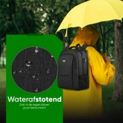 Kopen 🥰 Beste recensies van ❤️ Navy Madden Rugzak Met USB Poort 28L - Zwart - Luxe Laptop Rugtas 15.6 Inch Met Laptopvak - Heren - Dames - Jongens - Meisje - Waterafstotend - Rugzakken 😉 💯 -Tassen-Dames Verkoop 550x550 33