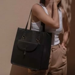 Begroting 🔔 Beste recensies van ❤️ Violet Hamden Essential Bag Dames Shopper Kunstleer - Zwart ❤️ 😍 -Tassen-Dames Verkoop 550x550 355