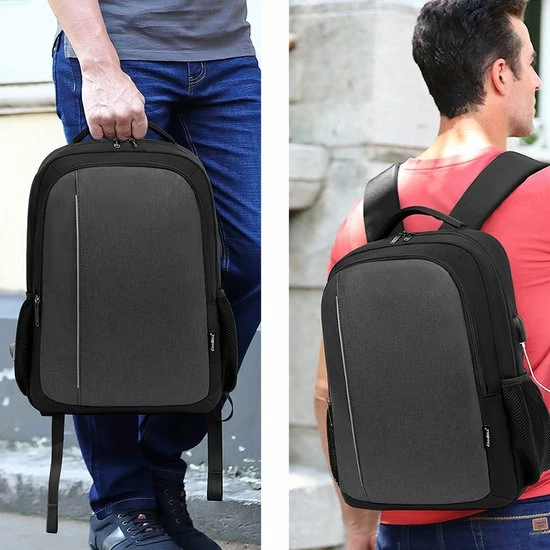 Beste deal 🔥 Goedkoopste 🛒 Octronic Laptop Rugzak - Laptoptas 15,6 Inch - Schooltas Met Laptopvak - Met USB Aansluiting - 23L - Antraciet 👍 🛒 9 Beste deal 🔥 Goedkoopste 🛒 Octronic Laptop Rugzak - Laptoptas 15,6 Inch - Schooltas Met Laptopvak - Met USB Aansluiting - 23L - Antraciet 👍 🛒 - Afbeelding 7