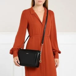 Top 10 😍 Gloednieuw 😀 DKNY Bryant Dames Crossbodytas - Zwart / Goud 🌟 ❤️ -Tassen-Dames Verkoop 550x550 4