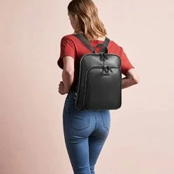 Begroting 🥰 Top 10 😉 Bostanten | Lederen Rugzak | Casual Reistas | Handtas | College Tas | Multi- Compartiment | Met Ruimte Voor Tablet En Laptop | Damestas | Nappa Leer | Zwart 🔥 🎉 -Tassen-Dames Verkoop 550x550 40