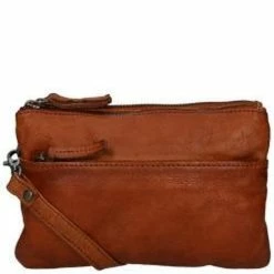 Beste Verkoop 👏 Beste deal 😍 DSTRCT Kleine Schoudertas / Crossbody Tas Dames - Leer - Harrington Road - Cognac 💯 ⌛ -Tassen-Dames Verkoop 550x550 400