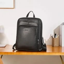 Begroting 🥰 Top 10 😉 Bostanten | Lederen Rugzak | Casual Reistas | Handtas | College Tas | Multi- Compartiment | Met Ruimte Voor Tablet En Laptop | Damestas | Nappa Leer | Zwart 🔥 🎉 -Tassen-Dames Verkoop 550x550 41