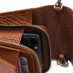 Flash-uitverkoop ✔️ Hete verkoop 😍 Mosz MŌSZ Croco Dames Telefoontasje / Crossbody / Phonebag - Leer - 🌟 ❤️ -Tassen-Dames Verkoop 550x550 423