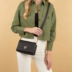 Nieuw π Kopen π Guess Kleine Schoudertas / Crossbody Tas Dames - Downtown Chic - Zwart π π― 46 Nieuw π Kopen π Guess Kleine Schoudertas / Crossbody Tas Dames - Downtown Chic - Zwart π π― -Tassen-Dames Verkoop 550x550 493