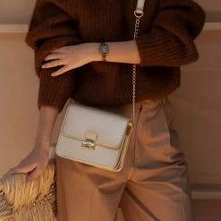 Coupon 👍 Kopen 🎉 Violet Hamden Evening Star Dames Crossbody Tas Kunststof - Goudkleurig 🌟 ✨ -Tassen-Dames Verkoop 550x550 548