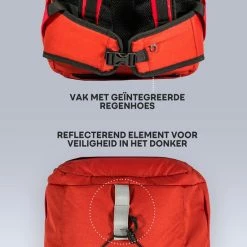 Aanbiedingen 🥰 Kopen 🔔 BAKBAGS Stockholm Sport Rugzak Met Laptop Vak En Regenhoes - 25 Liter Inhoud - Geschikt Voor 13 Tm 17 Inch Laptops - Praktisch & Stijlvol Met 10 Vakken En Incl. Accessoires - Duurzaam & Gerecycled Materiaal - Rood-Zwart ✔️ ✨ -Tassen-Dames Verkoop 550x550 57