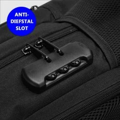 Goedkoopste 🔥 Coupon 👍 Kono Rugzak - Schooltas - 15,6 Inch Laptop Rugtas - Dames/Heren - 28L - Waterafstotend - Zwart 🥰 🥰 -Tassen-Dames Verkoop 550x550 656