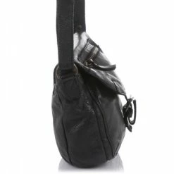 Kopen 😉 Promo 🥰 Bear Design Medium Schoudertas / Crossbody Tas Dames - Leer - Cow Lavato - Zwart 🌟 👏 -Tassen-Dames Verkoop 550x550 699