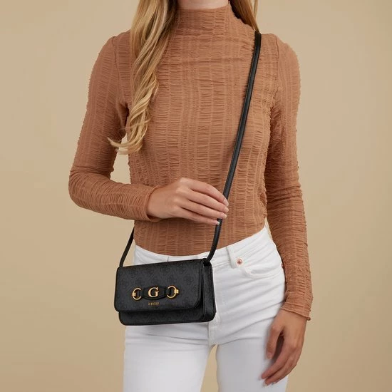 Hete verkoop π Aanbiedingen π GUESS Izzy Dames ClutchCrossbody Tas Kunstleer - Grijs π π 4 Hete verkoop π Aanbiedingen π GUESS Izzy Dames ClutchCrossbody Tas Kunstleer - Grijs π π - Afbeelding 2