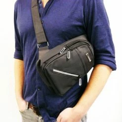 Nieuw ✔️ Hete verkoop 🌟 Doodadeals® Sport Sling Bag Heren - Borsttas Heren - Crossbody Tas Heren - Crossbody Bag Heren - Zwart 🥰 🎉