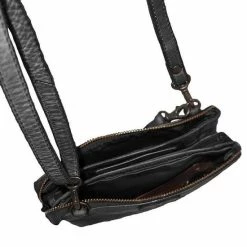 Beste Pirce ⭐ Groothandel 🎉 Bear Design Umi 2 Leren Schoudertas / Clutch - Zwart ✔️ 🔥 -Tassen-Dames Verkoop 550x550 774