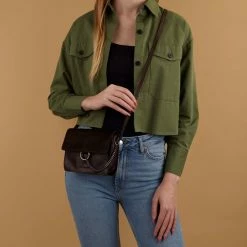 Uitgang ⌛ Coupon ❤️ Micmacbags Mendoza Schoudertas - Donkerbruin 💯 ❤️ -Tassen-Dames Verkoop 550x550 781