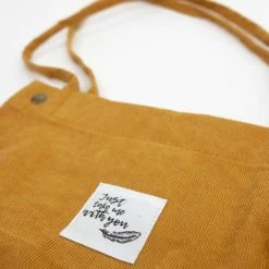 Beste Verkoop 🤩 Groothandel 🎁 GoDaily - Dames - Schoudertas - Handtas - Bag - Canvas - Katoenen Tas - Tote - Geel ⌛ 🧨 -Tassen-Dames Verkoop 550x550 80