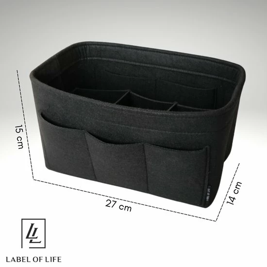 Beste recensies van π Korting π₯° Label Of Life Bag In Bag - Tas Organizer - Handtas Vrouwen - 11 Vakken Maat M - Zwart Vilt - Hoogwaardige Kwaliteit π€© π 5 Beste recensies van π Korting π₯° Label Of Life Bag In Bag - Tas Organizer - Handtas Vrouwen - 11 Vakken Maat M - Zwart Vilt - Hoogwaardige Kwaliteit π€© π - Afbeelding 3